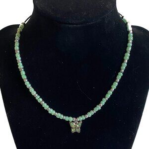 Butterfly Birthstone Choker August